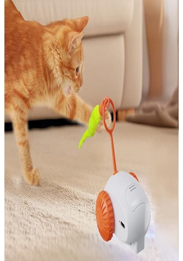 Tineke Hareketli Robot İnteraktif Kedi Oyuncağı Tüylü Araba