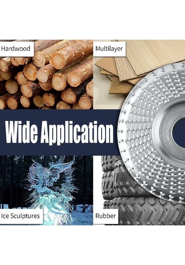 Fortunelane 3 Adet 100mm Tahta Oyma Çelik Disk Seti, 22mm İç Çap, Açık/kısa/uzun Yaylı, Tahta Düzenleme Ve Polisaj İçin Uygun