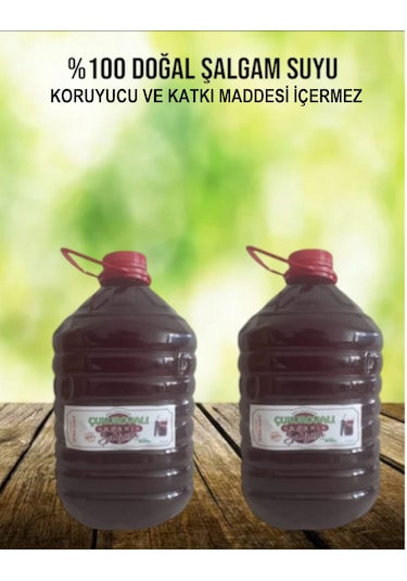 Çukurovalı Doğal Şalgam Suyu 2 x 5 L
