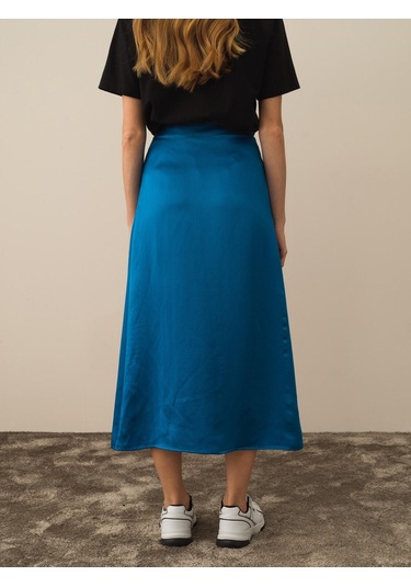 Xint Regular Fit Saten Etek 24kb22270387-06 Mavi