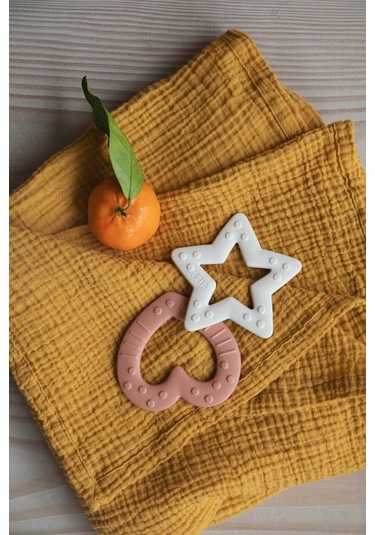 Bibs Baby Bitie Diş Kaşıyıcı - Ivory Çok Renkli