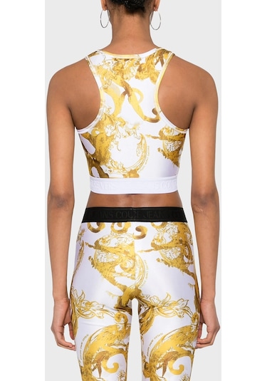 Versace Jeans Couture Kadın Top 76ham227 Js292 G03 Beyaz-gold Beyaz - Altın Versace Jeans Couture Kadın Top 76ham227 Js292 G03 Beyaz-gold Beyaz - Altın