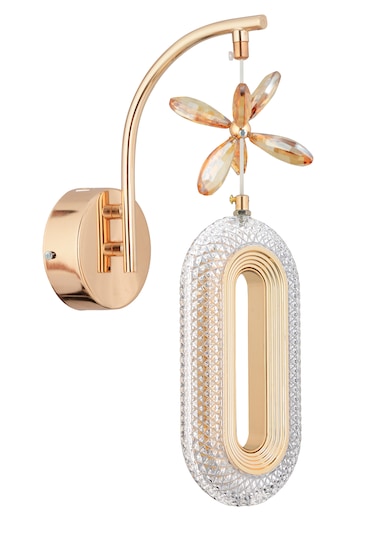 İstanbul Avize Aplik Led Alfa Tekli Gold Aplik