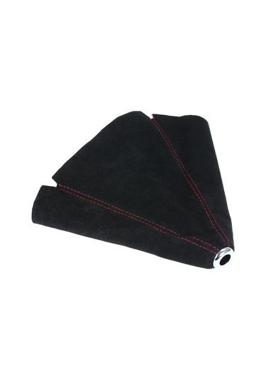 Ranyeek Tüm Araçlar İçin Otomatik/manuel Vites Kolu Kılıfı, Kaliteli Pu Deri, Dıy Kurulum, Kırmızı Çizgili, Dayanıklı Ve Yumuşak