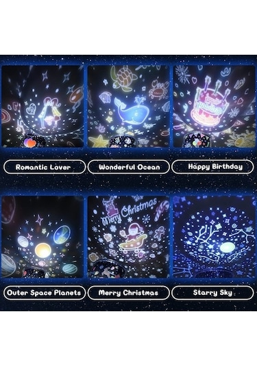 Dancemonkey Projektör Gece Işığı, Müzikli Ve Işıklı, Uzaktan Kumandalı 09 2 2