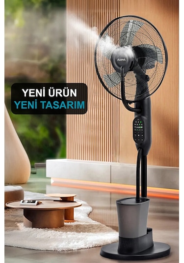 Uzaktan Kumandalı Buzlu Vantilatör Buharlı 2.8l Nemlendirici Fan