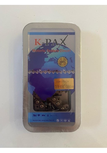Motorlu Testere Zinciri 3/8 34 Diş Köşeli K-pax