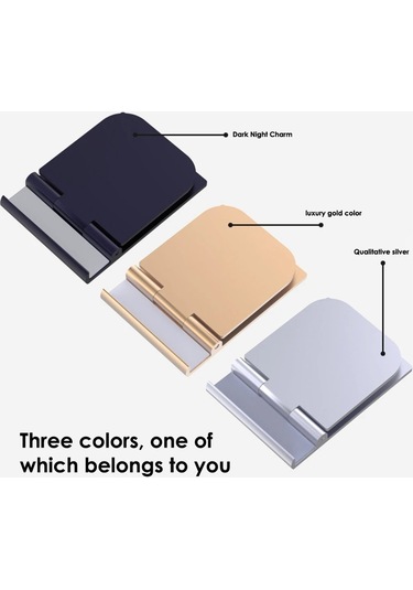 Cbtx B10 Duvara Monte Telefon Tutacağı Yumruksuz Banyo Ayarlanabilir Açılı Tablet Standı - Gümüş+gri