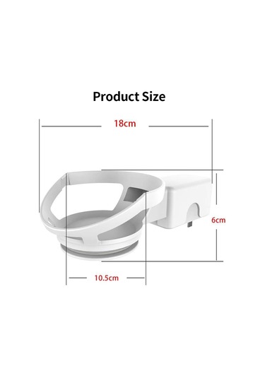 Geeroyoo Echo Dot 4. Nesil İçin Duvar Tipi Hoparlör Tutucu - Kablosuz Kurulum, Kablo Gizleme Fonksiyonu, Abs Malzeme, Siyah