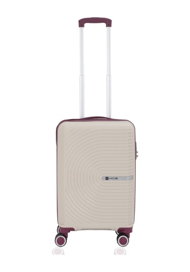 Mçs Polipropilen Valiz V374 55 Cm S21yy100000655 11148 Kemik/mürdüm