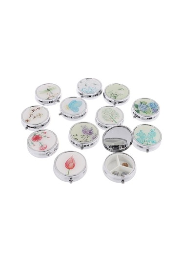 Novahub Tıp Organizatör Taşınabilir Hap Kutusu Makyaj Saklama Kabı Katlanır Hap Kutusu 11 Diğer