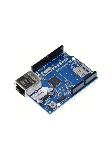 Chuangyinshop 1pc Metal W5100 Ethernet Shield Arduino Icin 36v Oda Elektrik Sert Kablolama Guç Modu