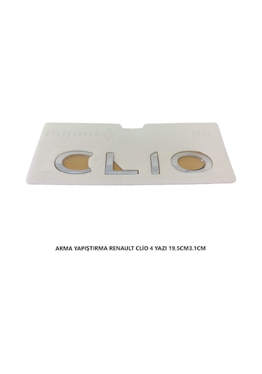 Renault Clio 4 Arma Bagaj Yazısı Yapıştırma 19.5cmx3.1cm 5826