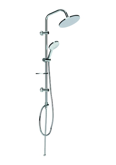 Creavit Sh640 Tepe Duş Sistemi Ve Liva Banyo Bataryası Lv2500 Krom