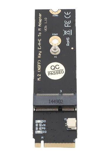 Yuntech01 M.2 A+e Key Wifi/bluetooth Kartı M.2 Key M Adaptörü - Intel Ax200/ax201/ax210 Uyumlu, Pcıe X1 Ve Usb2.0 Arayüzü