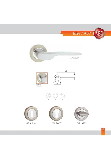 Siba Rozetli Kapı Kolu- Milas, Saros, Assos, Didim, Efes