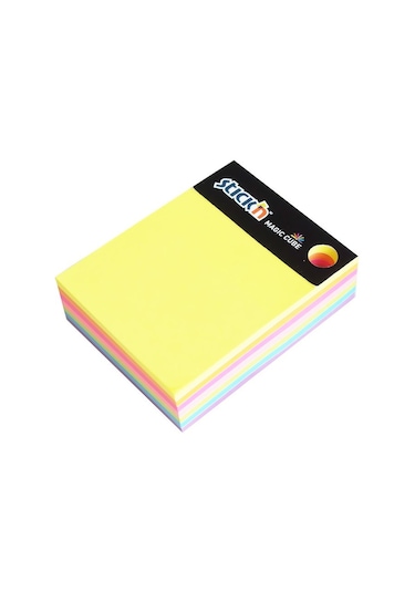 Stick'n 21255 Yapışkanlı Küpnot Kağıdı 76x101 280 Yaprak Neon