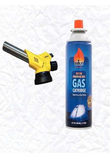 Dmax 400 Ml Gaz Kartuşlu Çakmaklı Pürmüz Set Çok Renkli