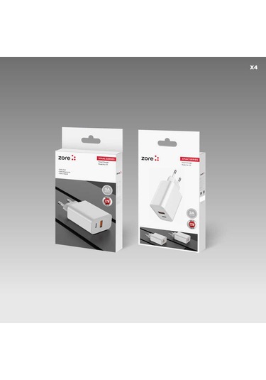 Mobilefix Xmac Serisi X4 22w Seyahat Şarj Başlığı - Beyaz Beyaz