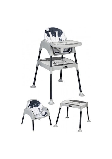 Maxi Taxi Feeding Yıldız Desenli 3in1 Mama Sandalyesi - Reach St MAXITAXI.020