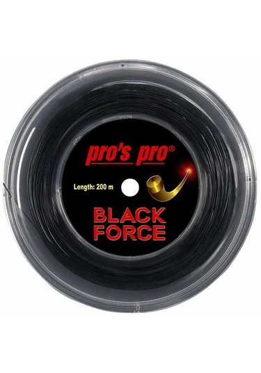 Pros Pro Black Force 1,29 Mm. Rulo Raket Kordajı 200 Metre Siyah