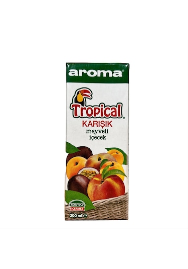 Aroma Tropical Karışık Meyveli İçecek 200 Ml X 27 Adet