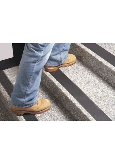 5 Metre Merdiven Zemin Kaydırmaz Bant Yapışkanlı 5 Cm X 5 Metre Kaymaz Bant Siyah