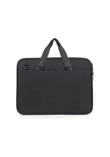 Necati Çanta Macbook Organizer Laptop Evrak Çantası 15.6 & 16 Inç Siyah-1643 Siyah