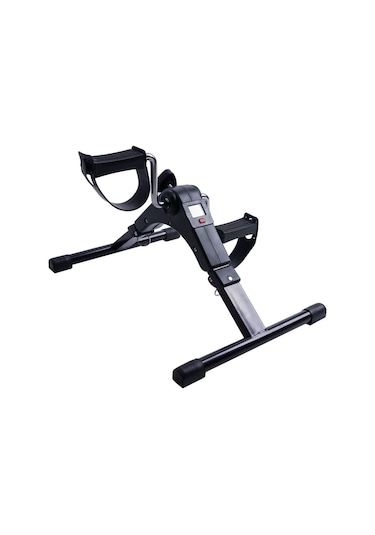 Walke Mini Kondisyon Bisikleti El Ayak Bisikleti Göstergeli Portatif Mini Bike Siyah