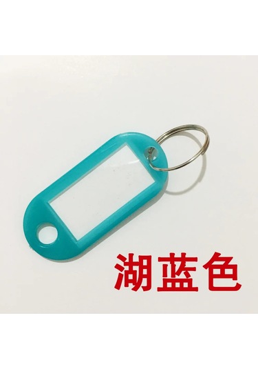 Stmanya 10'lu Çok Renkli Anahtarlık Seti - Kimlik Ve Bagaj Etiketi Koyu Gri