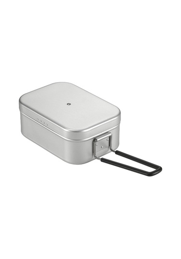 Kamp Öğle Yemeği Kutusu Katlanır Kolu Alüminyum Kamp Y25197w-l L Beyaz
