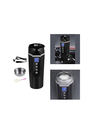 Suntek 24 V/12 V Araba Su Isıtıcısı Siyah