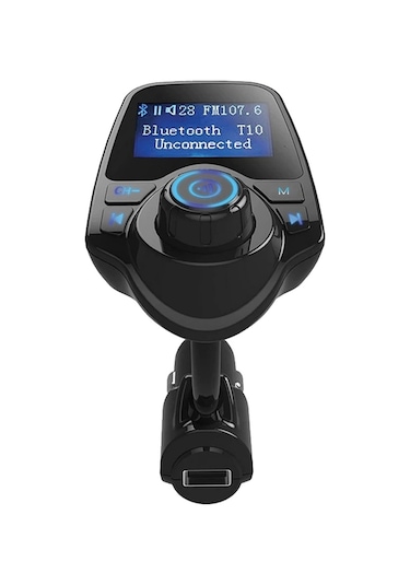 Hello T10 Led Ekranlı Usb-aux-sd-bluetooth Destekli 2.1a Fm Transmitter 4172