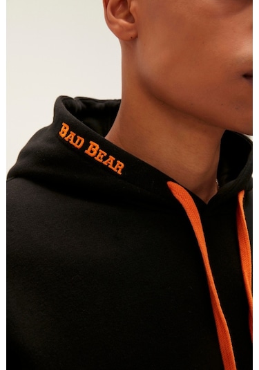 Bad Bear Blaze Erkek Siyah Uzun Kol Sweatshirt 220212037-NGT Siyah