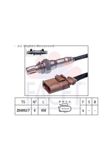 Vw Oksijen Sensörü 03c906262ae Katalitik Konvertörden Önce