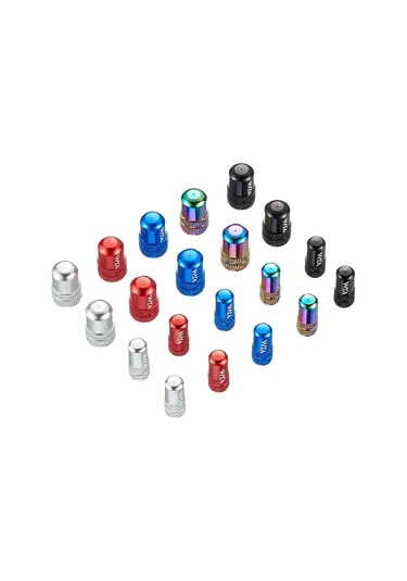 Ximistore9 Alüminyum Renkli Bisiklet Valf Kapağı Presta Tipi 2 Adet - Lastik Valfi Koruyucu Aksesuar