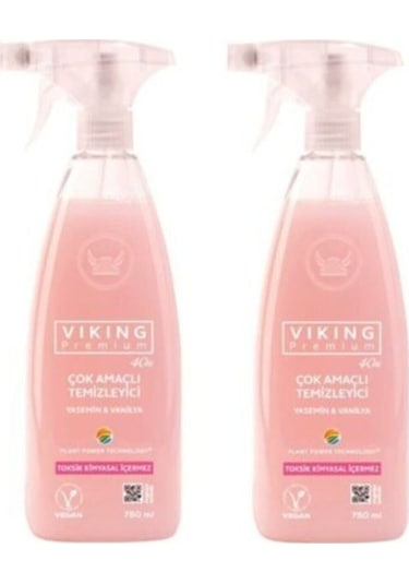 Viking Yasemin & Vanilya Premium Çok Amaçlı Temizleyici Sprey 2 x 750 ML