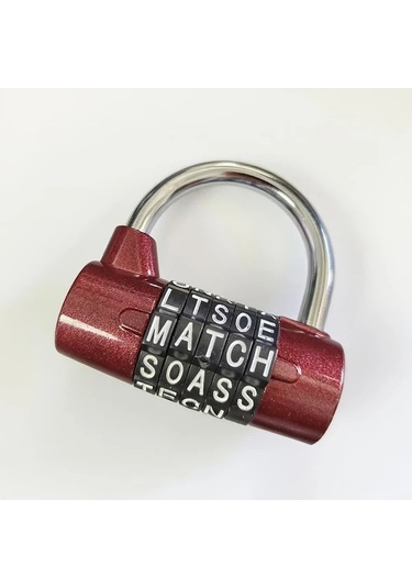 Willowhaven 1 Adet Silvery Sağlam Çinko Alaşım Kombinasyonlu Kilit - 5 Harfli Şifreli, Pilsiz, Spor Salonu, Okul, Dolap, Bahçe İçin Güvenli