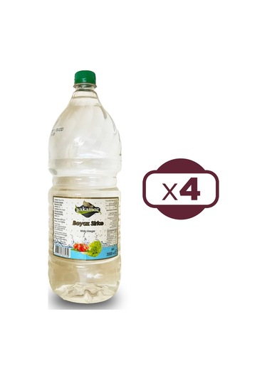 Yakamoz Beyaz Sirke 4 x 2 L