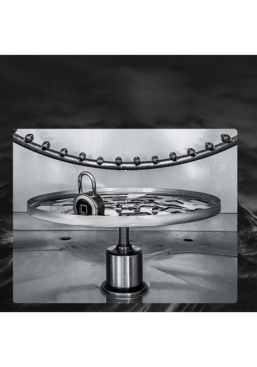 Createtech Suya Pl-p2 Kırmızı Parmak Kilitli Kapı İzi Dolap Sağlam Bozzys Akıllı Vg Kilit