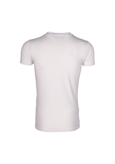 Sportface Sf-0004 Sıfır Yaka Kısa Kollu Tişört Beyaz