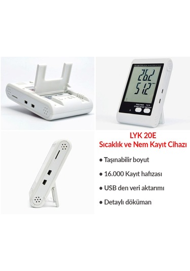 Loyka 20e Sıcaklık Ve Nem Kayıt Cihazı Datalogger