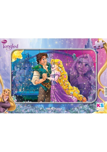 Tangled (Rapunzel) Puzzle/Yapboz 24 Parça