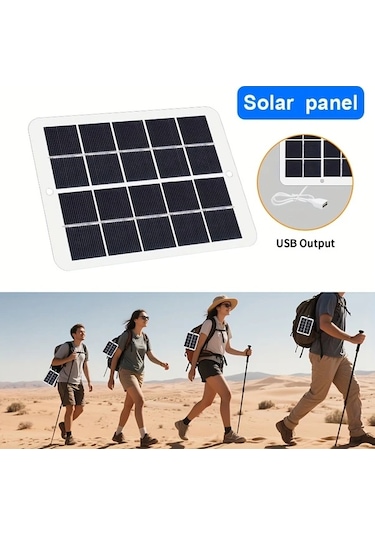 Xuweiwei 1 Adet 3w Monokristal Silikon Güneş Paneli Yenilenebilir Enerji Taşınabilir Şarj Cihazı Telefon Tablet Fan İçin