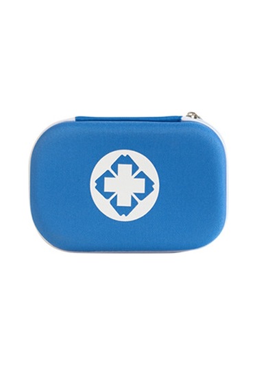 Sones 43'ü 1 Arada Eva Taşınabilir Araba Ev Açık Hava Acil Durum Malzemeleri Kiti Hayatta Kalma Kurtarma Kutusu Mavi