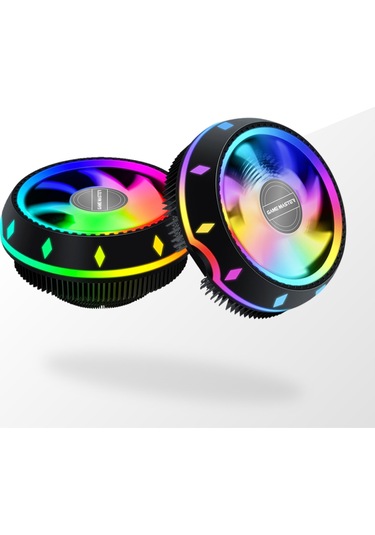 Game Master Gm-95 Rainbow Ufo Tipi Siyah Cpu Fan