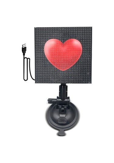 Ankatek Mufunye 32x32 Piksel Programlanabilir Led Ekran - Araba, Ev Ve İşletmeler İçin Akıllı Telefon Kontrollü Özel Tasarım La