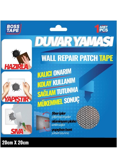Boss Tape Duvar Yaması 20cmx20cm