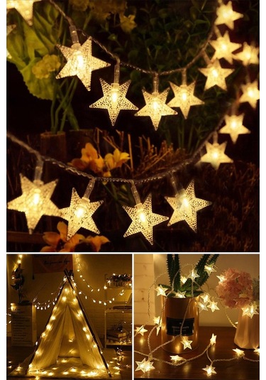 Trendpoint 20 Ledli 3 Metre Şerit Led Sembollü Kablolu Süsleme De