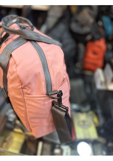 Bagslab Pembe Su Geçirmez Kumaş Seyahat Spor Çantası-1009 Pembe